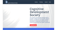 Desktop Screenshot of cogdevsoc.org